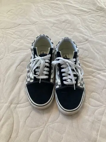 Vans 체커보드 스니커즈 그레이