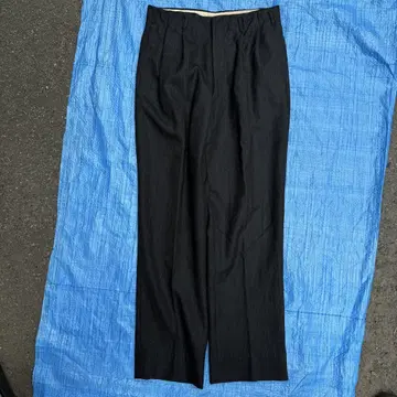 50s 블랙! 슬랙스 투 턱 더블 일본제 hbt 헤링본 블랙