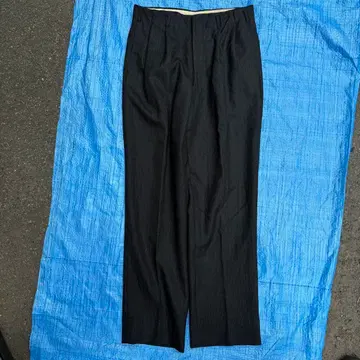 50s 블랙! 슬랙스 투 턱 더블 일본제 hbt 헤링본 블랙