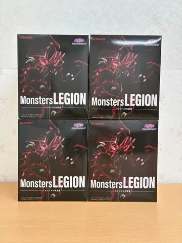 유희왕 Monsters LEGION 오시리스의 천공룡 피규어 4개 세트