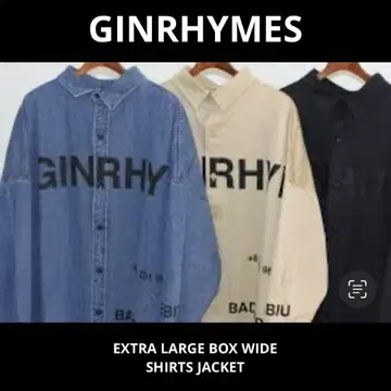 GINRHYMES 스 BOX WIDE SHIRTS JACKET