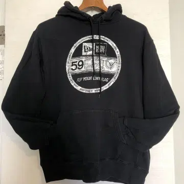 NEW ERA 블랙 후드티 59FIFTY