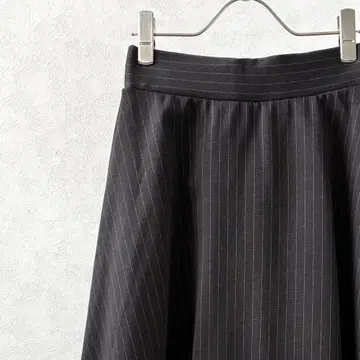 CIAOPANIC TYPY 롱 스커트 플레어 스트라이프 심플