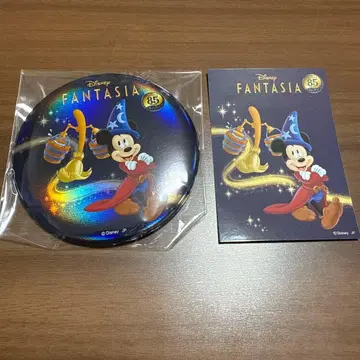 레어 Disney FANTASIA 미키마우스 캔뱃지 스티커