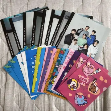 BTS BT21 FILA 클리어 파일 25개 세트