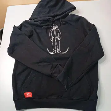 Patta 블랙 후드 부착 후드티