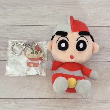 짱구는 못말려(크레용 신짱) 30주년 아크릴 키링 마스코트 신노스케맨