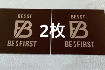 BE:FIRST 비 퍼스트 해시태그 캠페인 스티커 2장