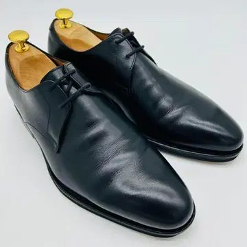 [ 새상품급 ] 자라 란스리우야 플레인토 25cm 블랙 외날개 가죽 신발