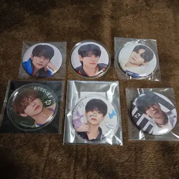 INI 후지마키 쿄스케 캔뱃지 세트