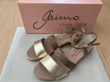 gaimo 스트랩 샌들 바이컬러 사이즈 36