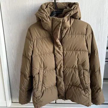 클리닝 완료 MUJI 다운 자켓 브라운 M