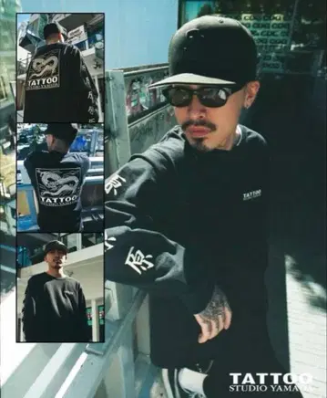 tatoo studio yamada 롱 슬리브 t셔츠 L XL 야마다 렌