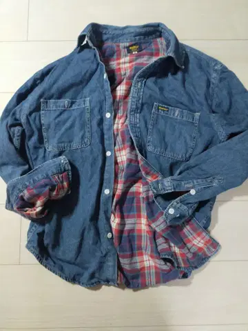 OshKosh 클래식 데님 셔츠 M 빈티지