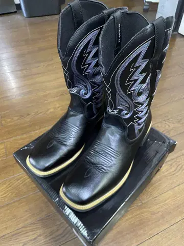 웨스턴 부츠 자수 27cm