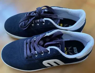 에트니스 JOSLIN 네이비 스웨이드 스니커즈 3 로고 23cm