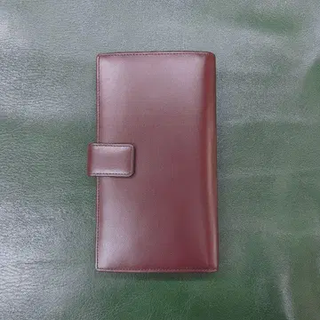 일본제 천연 가죽 장지갑 소가죽 가죽 지갑 지갑 지갑 롱 와인 레드