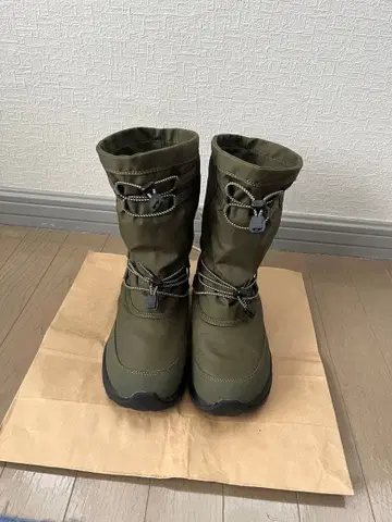 미츠우마 스노우 부츠 카키 S 사이즈 24cm 새상품급