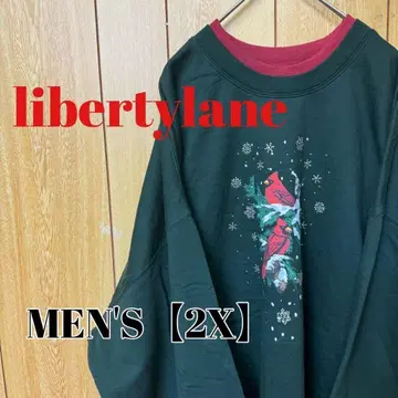 TP22 [US 수입] libertylane 맨투맨 [남성용 2X] 그린