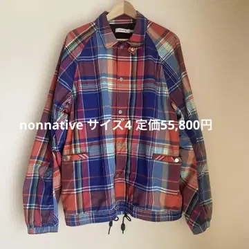 nonnative 마드라스 체크 자켓 후지이 타카유키