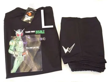 [미사용 새상품] 가면라이더 DOUBLE T셔츠 L사이즈 블랙