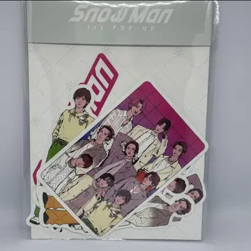 SnowMan 스노우맨 팝업 스티커 한국 서울 popup