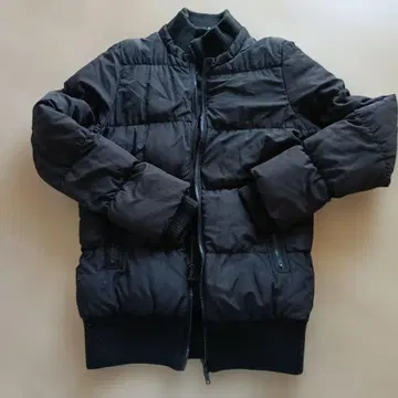 INGNI 블랙 다운 자켓 이중 지퍼 M