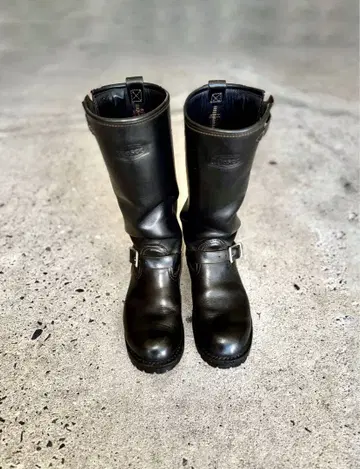 레어 광택 가죽 WESCO BOSS 웨스코 보스 롱 엔지니어 부츠