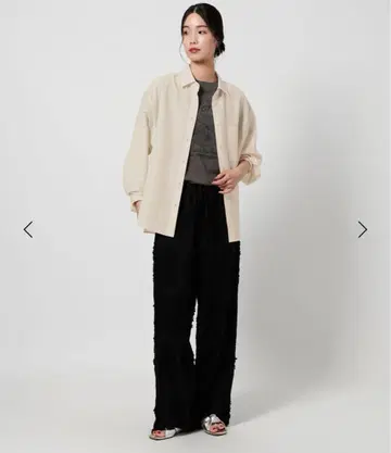 beauty&youth 시어 백 턱 셔츠