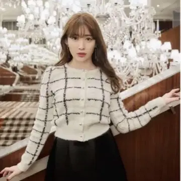 herlipto Bouncy Check Knit Pullover