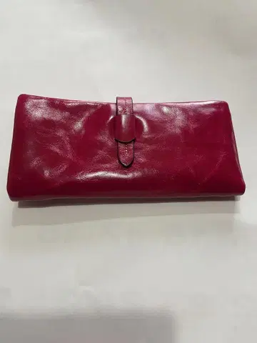 광택 핑크 가죽 장지갑 [ 가격 인하했습니다! ]