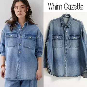 2025SS Whim Gazette (위임 가제트) 드롭 데님 셔츠