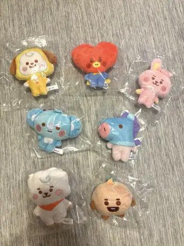 BT21 후와후와 마스코트 세트 A