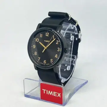 TIMEX 모던 이지 리더 올 블랙 42mm 벨트&배터리 새상품