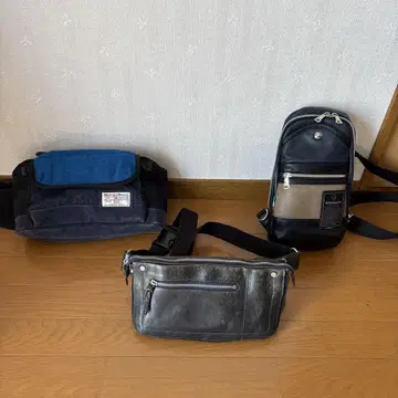 남성용 숄더백 3세트