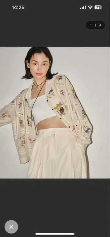 투데이풀 Embroidery Patchwork Shirts