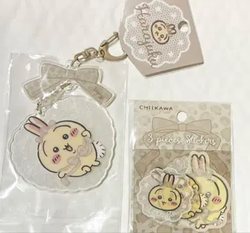 치이카와 하라주쿠 Go!HARAJUKU 스티커 키링 리본 토끼