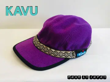 KAVU 카부 플리스 스트랩 캡 퍼플 보라색 일본제 새상품급