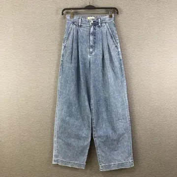 YANUK 2024SS Tuck Wide Pants XS SAX