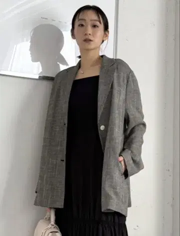 [ FRAY I.D ] 새상품/완판템 사이드 벤트 카라미 싱글 자켓