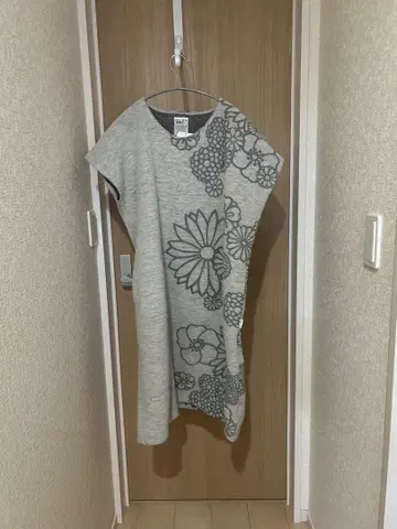 SOU SOU 꽃무늬 티셔츠 원피스