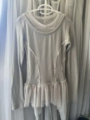 16일까지 당일 발송 가능 FLAREUP 롱 슬리브 그레이 상의