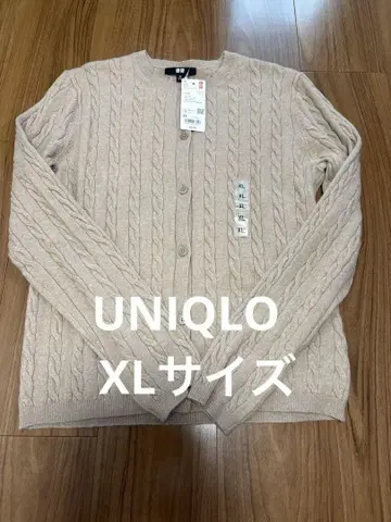 UNIQLO 케이블 크루넥 가디건 XL