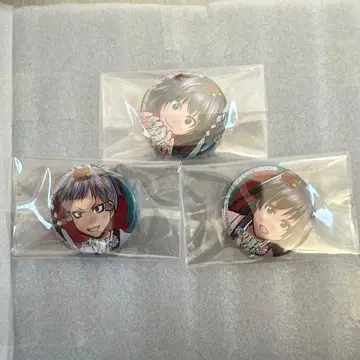 점프 55주년 기념 55캐릭터 캔뱃지 도망치는 재능의 젊은 군주 3종