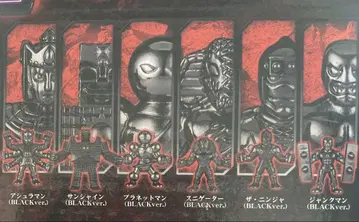 근육맨 다이캐스트 킨케시 프리미엄 BLACK 6체 세트