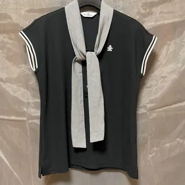 Munsingwear 여성용 골프 셔츠 L 블랙