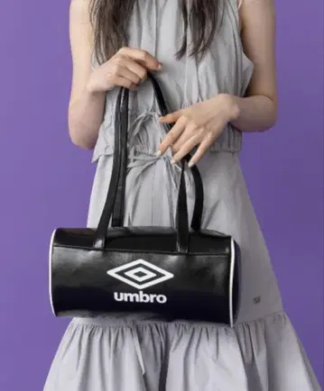 [UMBRO x Casselini] 하트 보스턴 백 블랙