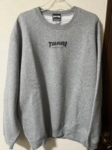 THRASHER 그레이 XL 맨투맨