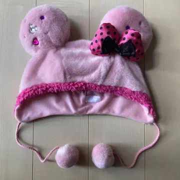 미니 팬캡 핑크