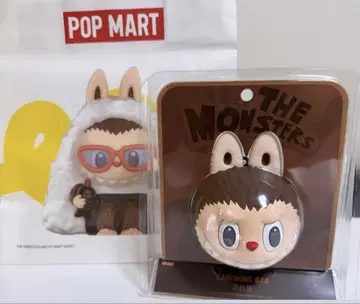 [ 미사용 새상품 ] LABUBU 러브브 브라운 실리콘 이어폰 케이스